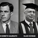 John Kenneth Galbraith et Klaus Schwab : l’alliance fondatrice du Forum économique mondial John Kenneth Galbraith et Klaus Schwab l’alliance fondatrice du Forum économique mondial