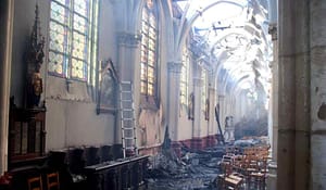 Incendies d’églises le grand silence médiatique sur une vague d’attaques en France et en Europe Eglise incendiée à Saint Omer cmpr