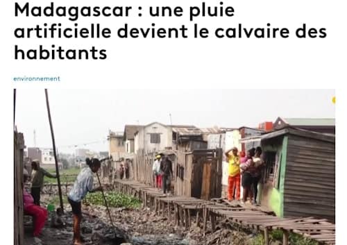 Madagascar une pluie artificielle devient le valvaire des habitants min