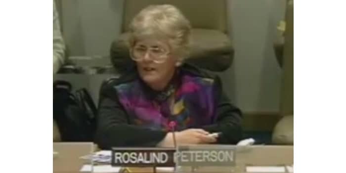 Chemtrails Rosalind Peterson et ses révélations choc à l'ONU